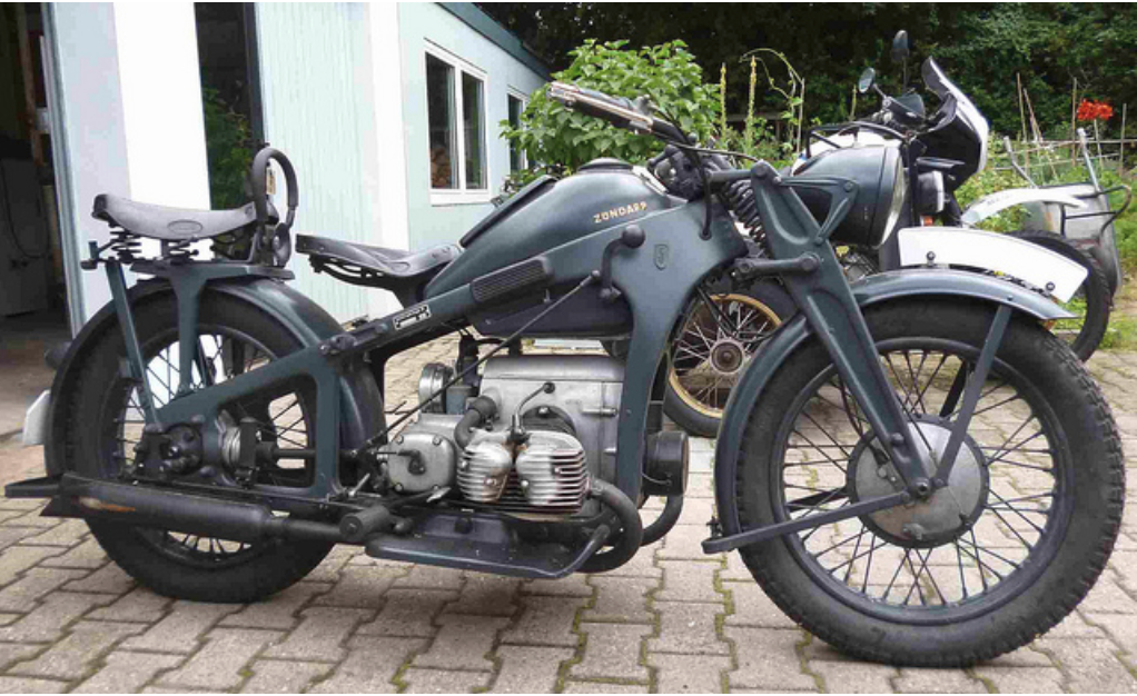 ガスガン 1940 Zundapp KS600 #110 — Vintage German Motorcycles